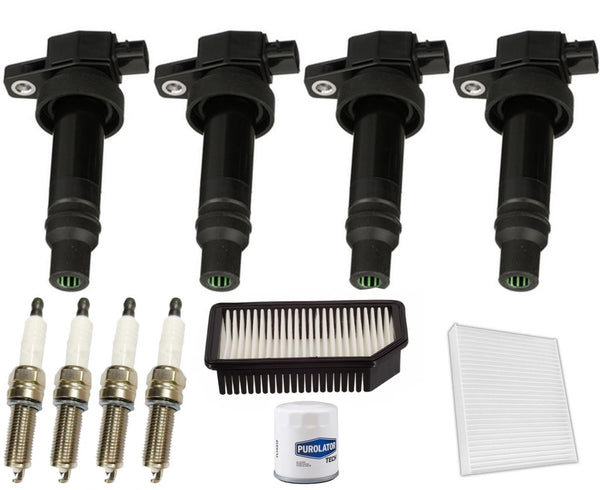 Direct Ignition Coil Spark Plugs & Filters For Kia Soul 1.6L 2010-2011