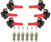 6 bobinas de encendido directo y bujías para Subaru Outback 3.0L 2001-2009