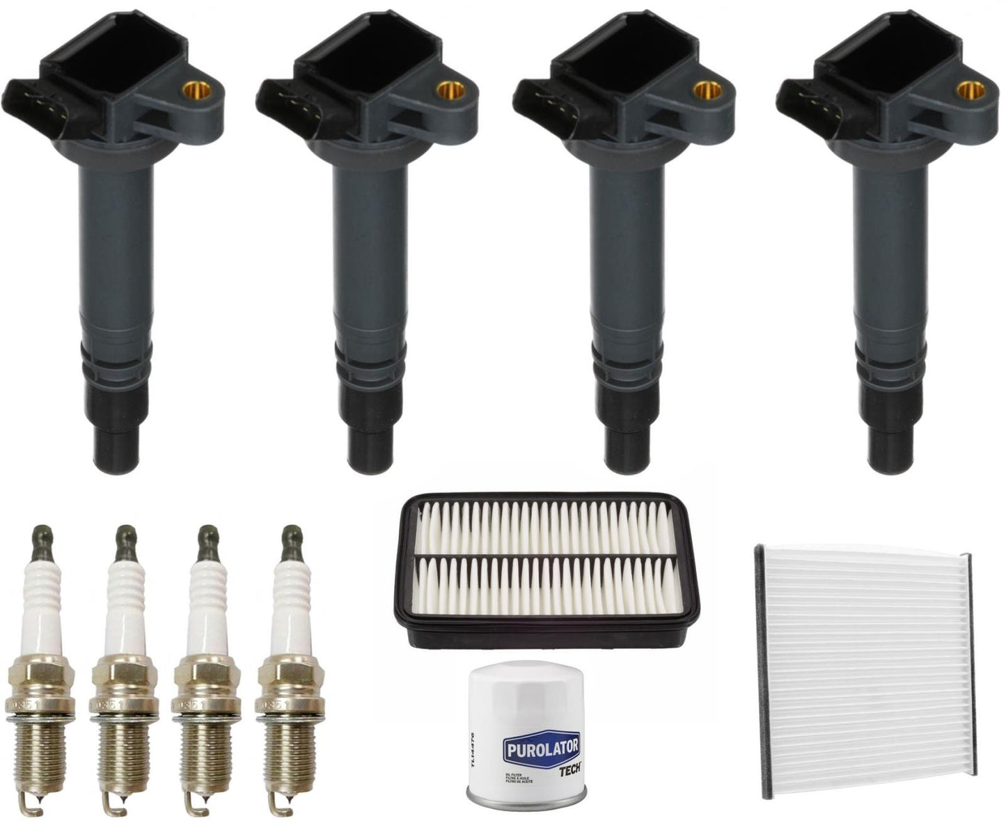 Bobina de encendido Bujías y filtros de platino para Toyota Celica 1.8L 2000-2005