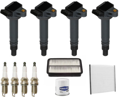 Bobina de encendido Bujías y filtros de platino para Toyota Celica 1.8L 2000-2005