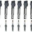 Ignition Coil & Laser Iridium Spark Plugs For Porsche Cayenne 3.6L 2011-2014