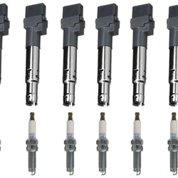 Ignition Coil & Laser Iridium Spark Plugs For Porsche Cayenne 3.6L 2011-2014