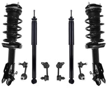 Puntales delanteros, amortiguadores traseros y enlaces de barra estabilizadora para Honda Civic LX DX 4 puertas 06-11