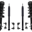 Puntales delanteros, amortiguadores traseros y enlaces de barra estabilizadora para Honda Civic LX DX 4 puertas 06-11