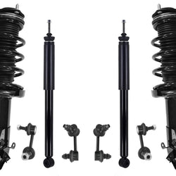 Puntales delanteros, amortiguadores traseros y enlaces de barra estabilizadora para Honda Civic LX DX 4 puertas 06-11