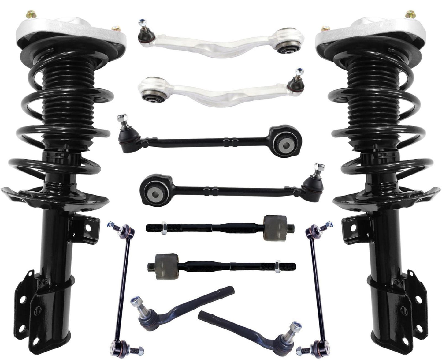 Front Struts Control Arms Tie Rods & Links For E350 4Matic Sedan 2010 2015 2016