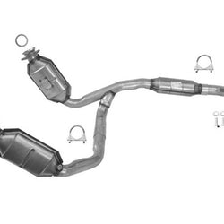 Tubo Y de motor con 3 convertidores catalíticos para GM Express Van 2009-2020