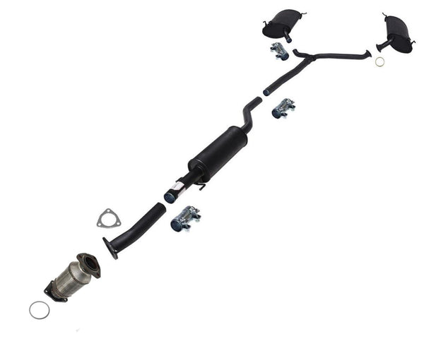 Exhaust System Converter Resonator & Mufflers For Acura TSX 2.4L Sedan 09-14