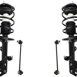 Front Struts W/ Coil Spring & Sway Bar Links For Toyota Matrix 2.4L 2009-2013