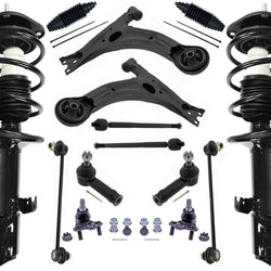 Front Struts Control Arms Tie Rods & Links For Toyota Matrix 2.4L 2009-2013
