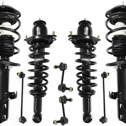 Front & Rear Complete Struts & Links For Matrix 2.4L Front Wheel Drive 09-2013