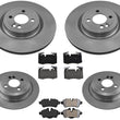 Rotores de freno delantero y trasero y pastillas de freno para Mini Cooper John Cooper Works 09-15