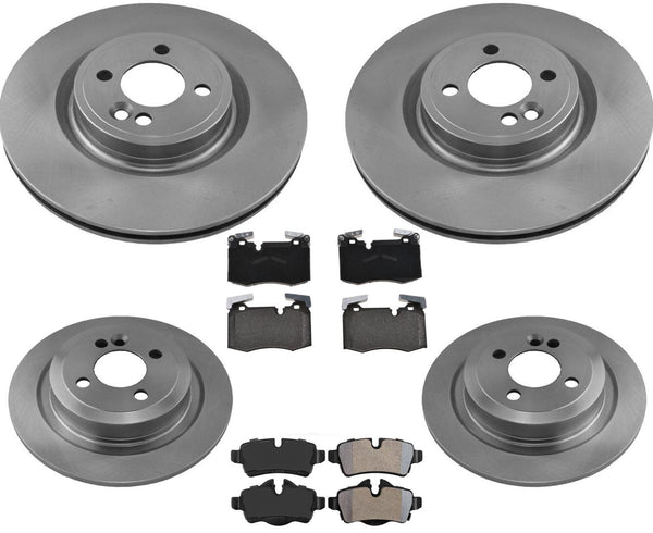 Rotores de freno delantero y trasero y pastillas de freno para Mini Cooper John Cooper Works 09-15