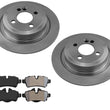 Rear Brake Rotors & Brake Pads For Mini Cooper John Cooper Works 2009-2015