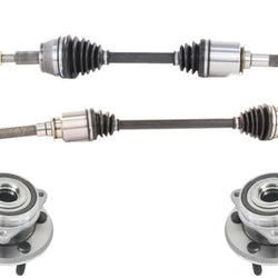 Front Left & Right Complete CV Drive Axle Shafts for 2011-2019 Dodge Durango V6