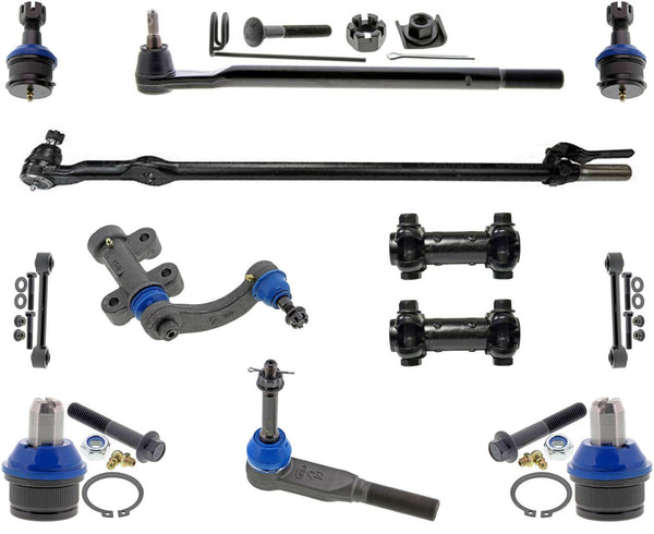 Extremos de barra de acoplamiento exterior de enlace de arrastre para Ford F-250 Super Duty con tracción trasera 2017-22