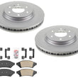 Coated Front Disc Brake Rotors Ceramic Brake Pads For Chevrolet Uplander 06-09