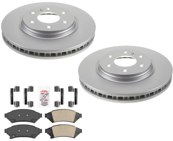 Coated Front Disc Brake Rotors Ceramic Brake Pads For Chevrolet Uplander 06-09
