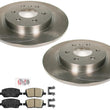 Rear Disc Brake Rotors & Ceramic Brake Pads For Chevrolet Uplander 2006-2009