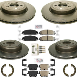 Carbon Disc Rotors & Pads For Chrysler 300 ALL WHEEL DRIVE 2005-2017 W/ 345MM