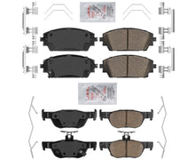 Pastillas de freno de disco de cerámica AmeriPro delanteras y traseras para Mazda 3 19-22 fabricadas en Japón