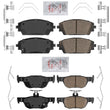 Front & Rear AmeriPro Ceramic Disc Brake Pads for Mazda 3 19-22 Built in Japan