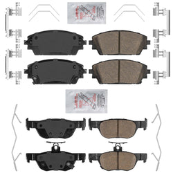 Front & Rear AmeriPro Ceramic Disc Brake Pads for Mazda 3 19-22 Built in Japan