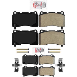 AmeriPro OE Style Semi Metallic Front & Rear Disc Brake Pads For Tesla X 2016-20