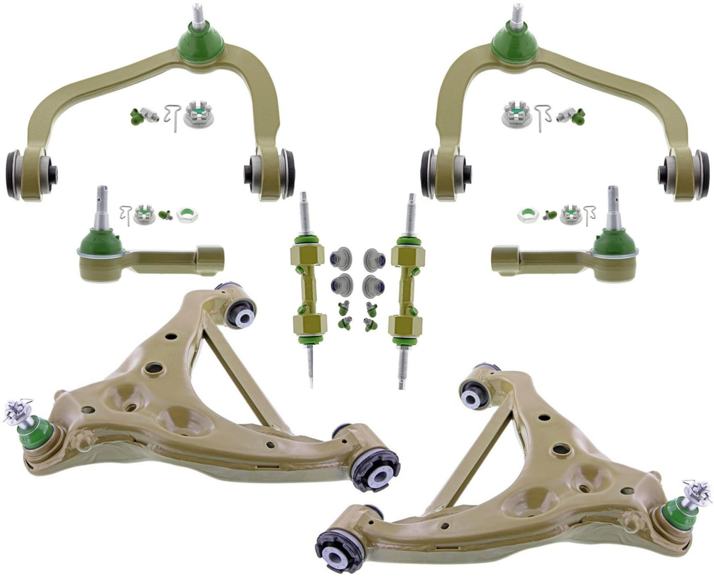 Off Road Upper & Lower Control Arms & Sway Bar Links For Ford F150 2016-20 RWD