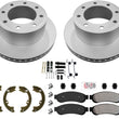 Off Road Performance Coated Disc Brake Rotors Brake Pads For Ford F-250 08-12