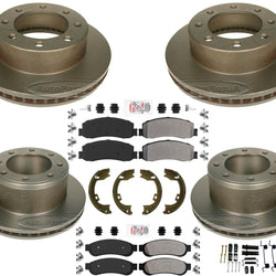 Off Road Performance Carbon Disc Brake Rotors Brake Pads for 08-12 Ford F250 4x4