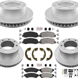 Off Road Performance Coated Brake Rotors & Brake Pads for Ford F250 2008-12 4x4
