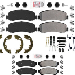 Off Road Performance Disc Brake Pads, hardware, boots For Ford F250 4x4 2008-12