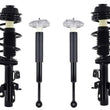Front Strut & Rear Complete Shocks For Chrysler 200 Front Wheel Drive 15-17