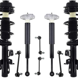 Front Struts Rear Complete Shocks & Links For Cherokee All Wheel Drive 14-2018
