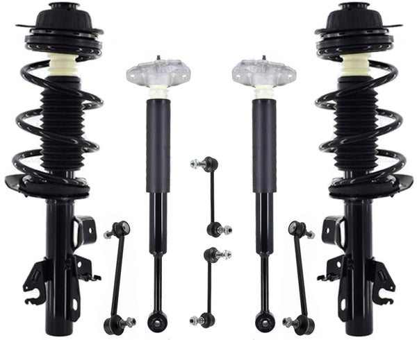 Front Struts Rear Complete Shocks & Links For Cherokee All Wheel Drive 14-2018