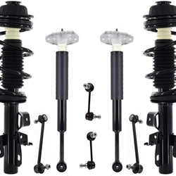 Front Struts Rear Complete Shocks & Links For Cherokee Front Wheel Drive 14-18