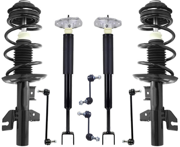 Front Complete Struts Rear Complete Shocks & Links For Dodge Dart Aero 13-16