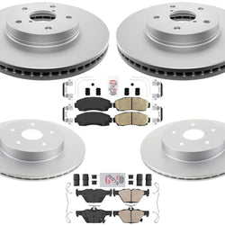 Coated Rotors & High Performance Brake Pads For Subaru Legacy 2.5L 16-2019