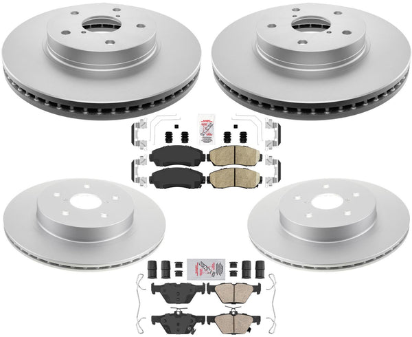 Coated Rotors & High Performance Brake Pads For Subaru Legacy 2.5L 16-2019