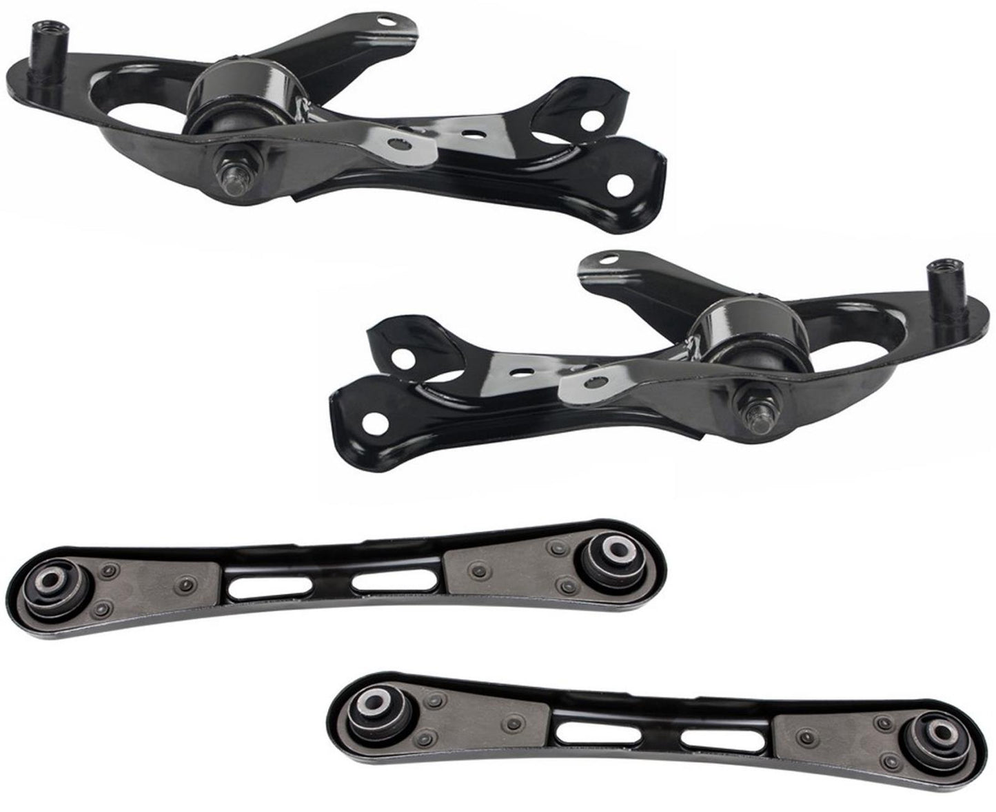 Mevotech Brazos de control traseros superiores e inferiores para Ford Mustang 2005-2010