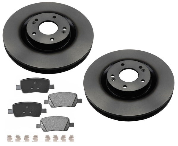 Front Brake Rotors & AmeriPRO Ceramic Brake Pads For Kia Sorento 2021-2022