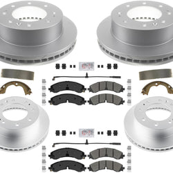 GEO Coated Disc Brake Rotors Disc Brake Pads For Silverado 3500HD DRW 2020-2024