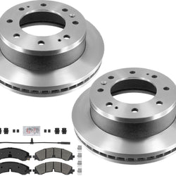 Frt Carbon Performance Disc Brake Rotors Disc Pads For Silverado 3500HD 2020-24