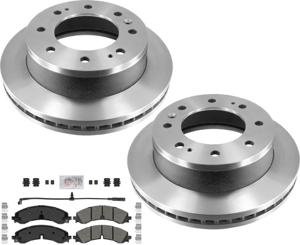 Pastillas de disco de rotores de freno de disco de rendimiento de carbono Frt para Silverado 3500HD 2020-23