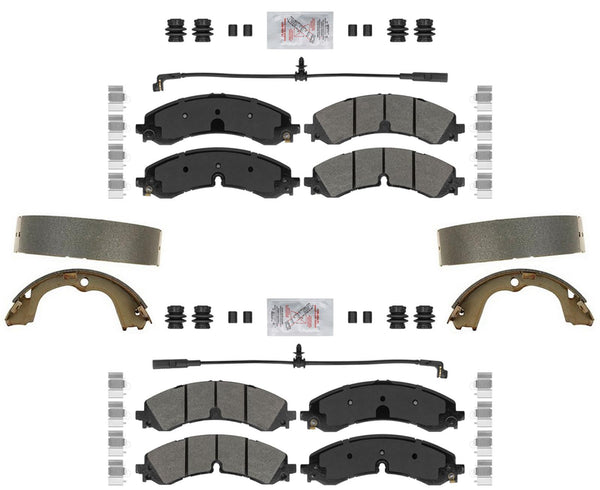 AmeriBRAKESFront & Rear Fleet Duty Disc Brake Pads For Silverado 2500HD 20-2025