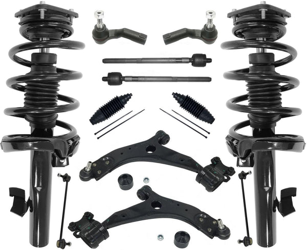 Front Complete Struts Control Arms Tie Rods & Links For Volvo C30 2008-2013