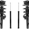 Front Complete Struts W/ Coil Spring & Rear Shocks For Volvo C30 2007-2013