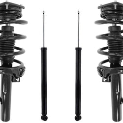 Front Complete Struts W/ Coil Spring & Rear Shocks For Volvo C30 2007-2013