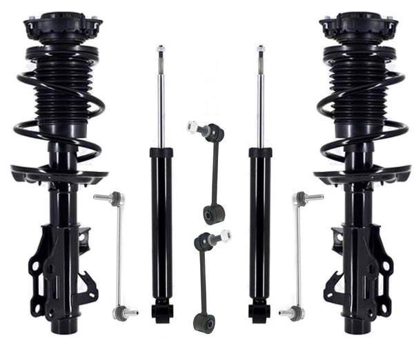 Front Struts Rear Shocks & Links For Camaro Coupe LT 16-22 W/O Variable Damping